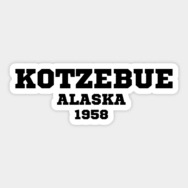 Kotzebue Alaska Sticker by GRADA